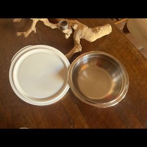 Zepter International Stainless Steel Round Bowl & Plastic Lid LD-904 Italy